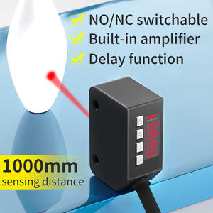 Capteur photoélectrique optique avec une distance de détection de 1 mètre. Capteur photoélectrique à réflexion diffuse infrarouge 12-24V. - Product Image 2