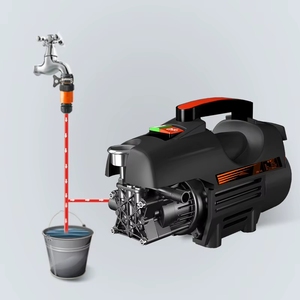 <span class=keywords><strong>Nettoyeur</strong></span> <span class=keywords><strong>haute</strong></span> <span class=keywords><strong>pression</strong></span> électrique 1500W 56L/min à entraînement par courroie, portable, pour le lavage de voitures en atelier - Product Image 4
