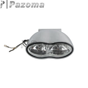 Motocicleta ET Cyclops doble faro estilo de onda suave para Harley Customs Honda Yamaha <span class=keywords><strong>Kawasaki</strong></span> Suzuki <span class=keywords><strong>Victory</strong></span> BMW Triumph - Product Image 3