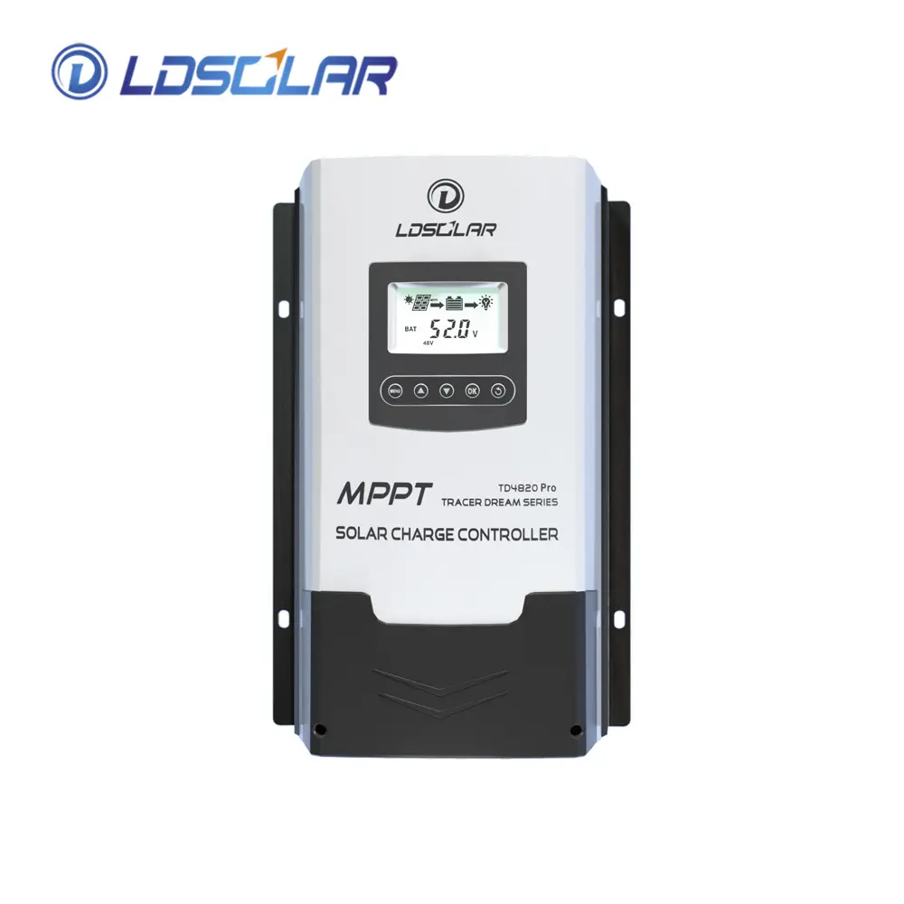 Ldsolar tracer dream mppt pour batterie au lithium 80a 100a 12V 24V 36V 48V contrôleur de charge mppt avec écran lcd