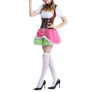 여자 독일 옥토버 페스트 바이에른 카운티 맥주 소녀 숙녀 렌치 웨이트리스 서빙 메이드 의상 - Product Image 5
