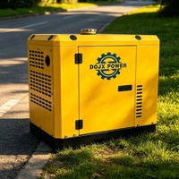 Générateur Diesel Direct Usine 5/6/7KW 60Hz 12V Silencieux à Faible Bruit avec ATS et AVR, Unité Durable pour Usage Domestique et Extérieur, Alimentation de Secours
