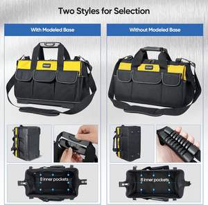 Muestra gratuita, precio de fábrica, bolsa organizadora de herramientas resistente, con 21 bolsillos, apertura superior manual, para electricistas de China - Product Image 4