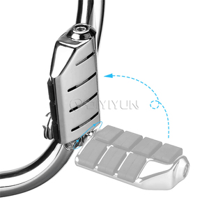 Repose-pieds pour <span class=keywords><strong>Harley</strong></span> Sportster <span class=keywords><strong>Softail</strong></span> Road Street Glide GoldWing GL1800, 1.25 pouces, 32mm - Product Image 4