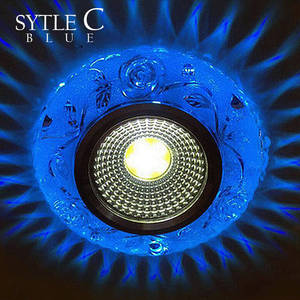 कोब की अगुवाई डाउनलाइट रंगीन पैनल लाइट rgb 3w 110v 220v रेसेस्ड लैंप स्थिरता सजावट बैंगनी स्पॉट लाइट - Product Image 4