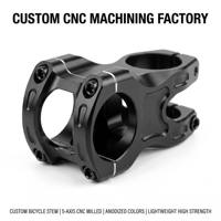 Pièces de vélo sur mesure usinées CNC OEM en acier inoxydable/aluminium, composants industriels anodisés du fabricant chinois