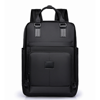 Sac à dos unisexe Oxford pour ordinateur portable avec port USB, fermeture éclair, imperméable, en polyester, grande capacité (moins de 24L), style professionnel élégant