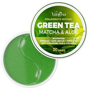 Patchs pour les <span class=keywords><strong>yeux</strong></span> au matcha et à l'aloe vera OEM/ODM, 60 pièces, hydratants naturels à l'acide hyaluronique, <span class=keywords><strong>masque</strong></span> pour les <span class=keywords><strong>yeux</strong></span>, apaise les cernes et les poches sous les <span class=keywords><strong>yeux</strong></span> - Product Image 1