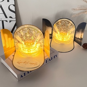 Ailes d'ange 3D avec lumière LED, <span class=keywords><strong>musique</strong></span> et carte de vœux pour anniversaire ou fête, divers articles de fête et cadeaux de mariage. - Product Image 1