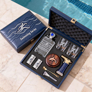 Coffret Cadeau <span class=keywords><strong>Whisky</strong></span> Série Swimming Motion – Kit d'Infusion Fumée au Bourbon pour Cocktails – Événements et Compétitions de Club Personnalisés de Qualité Supérieure - Product Image 6