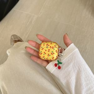 เคสป้องกันธีมเชอร์รี่แบบเต็มหน้าจอสีบล็อกเหมาะสำหรับ1st Apple airpods Pro <span class=keywords><strong>2ND</strong></span> <span class=keywords><strong>3rd</strong></span> และ4th รุ่น - Product Image 5