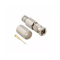 PCB Connectors Supplier 034-1104-12G BNC HD Connector Plug Male Pin 75 Ohms Free Hanging In-Line Crimp or Solder 034110412G