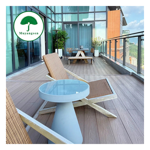 Revêtement de terrasse composite de deuxième génération, résistant aux UV, imperméable, à faible entretien, de qualité supérieure, co-extrudé WPC pour extérieur - Product Image 3