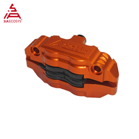 Kaliper Rem Hidrolik Adelin ADL-14 Universal 4-Piston CNC Aluminium Alloy untuk Sistem Bodi Sepeda Motor