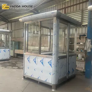 Modular mobile kecil hidup rumah sementara toilet, tempat pembakaran dapur kontainer prefabrikasi kantor