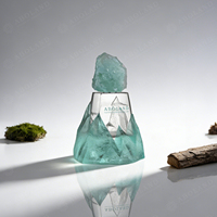 Flacon de parfum avec emballage en boîte, flacon de parfum de luxe avec boîte, boîte de parfum en verre
