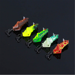 Señuelo de pececillo de pesca 3g 4cm, simulación de grillo con gancho triple, cebo duro Artificial, Crankbaits - Product Image 3