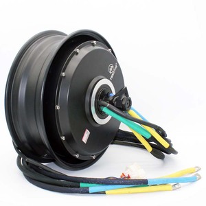 Motor de Eje sin Escobillas de Alta Potencia de 12 Pulgadas y 10KW con Imán WP, IP67 para Scooter y Motocicleta, Certificación CCC CE, YM-ZX-1210000 - Product Image 1