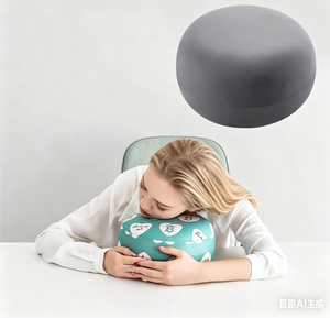 Almohada Ortopédica Portátil YUE RISE, Almohada Redonda Pequeña Multifuncional de Espuma Viscoelástica para la Oficina y el Escritorio de Estudiantes - Product Image 1