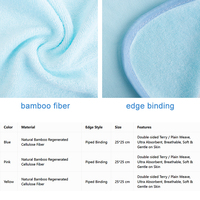 Serviette pour bébé en coton de bambou biologique, douce, réutilisable, non toxique, bavoir pour bébé, vente en gros, taille et emballages personnalisés, logo brodé