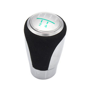 Palanca de cambios ergonómica de cuero y gamuza verde con texto, 5 velocidades, para BMW E36 E87 E90 E46 - Product Image 1