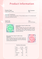 I'MINT Bonbons à la menthe poivrée sans sucre 45g Bisous Tablette Bonbons Longue durée Haleine fraîche Rafraîchissante Fleur de rose Bonbons parfumés