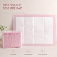 Tapis d'apprentissage pour chiots écologiques, doux, non tissés, matelassés, super absorbants avec noyau SAP, séchage rapide, imperméables, avec support PE, OEM