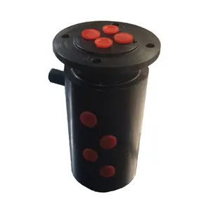 Tùy chỉnh <span class=keywords><strong>4</strong></span> đoạn G1/8 khớp quay thủy lực cho thiết bị cơ khí 360 độ tiếp tục quay không khí liên minh - Product Image 1