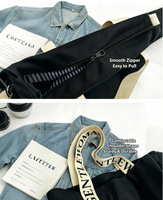 Sac à main vierge pour sublimation DIY, sacs fourre-tout unis pour femmes, sac à bandoulière tendance avec fermeture éclair, logo personnalisé OEM