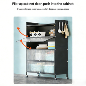 Meuble de rangement de <span class=keywords><strong>cuisine</strong></span> mobile robuste et multifonctionnel pour bols, vaisselle, ustensiles de <span class=keywords><strong>cuisine</strong></span> et articles ménagers, organisateur gain de place - Product Image 2