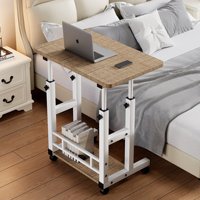 Étudiant étude blanc hauteur réglable ordinateur de bureau en bois moderne pas cher roues mobiles bureaux d'ordinateur support d'ordinateur portable à vendre