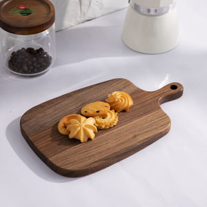 Wholesale Laser logo Dark Light Kitchen Bamboo Acacia Beech Walnut Olive <b>Oak</b> Teak Wood Cutting Board Chopping <b>Blocks</b> With Handle - Product Image 3