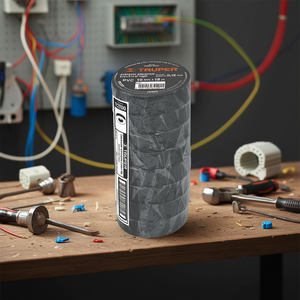 Ruban isolant électrique en PVC noir Truper M-33 18m pour la protection et la réparation des câblages, durable, largeur 19mm, idéal pour l'électricité - Product Image 2
