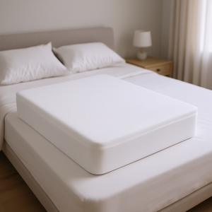 Coprimaterasso Impermeabile Ks, Protezione per Letto Tinta Unita, Lavabile in Lavatrice, Tessuto per Tutte le Stagioni, Uso Domestico - Product Image 2