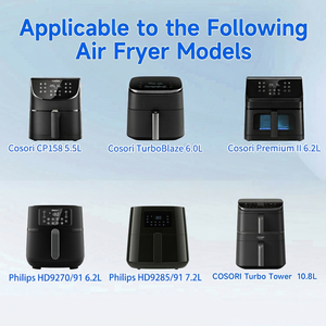 Nueva Placa Protectora Anti-Salpicaduras de Silicona y Acero Inoxidable con Succión Magnética para Freidora de Aire COSORI Modelo L3088 - Product Image 2