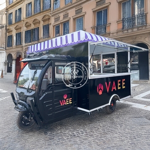 Remolque de Comida Rápida Móvil de Alta Calidad 2025, Caravana de Comida con Equipo Básico, Triciclo de Comida en Existencia - Product Image 3