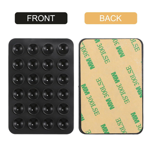Support de téléphone portable en silicone à ventouse pour une utilisation mains libres, poignée adhésive pour téléphone portable, support miroir anti-stress pour selfies et vidéos - Product Image 5