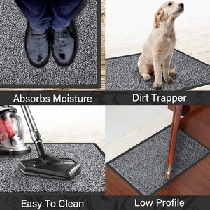 حصيرة كومة مقطوعة ، حصيرة دخول Pvc قابلة للغسل ، ديكور منزلي ، حصيرة للمكتب والمخزن - Product Image 5