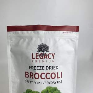 Custom Logo Frozen Food Pouch <b>Heat</b> <b>Seal</b> for Food Dried Vegetable Frozen Vegetables <b>Bag</b> Ziplock Pouches - Product Image 4