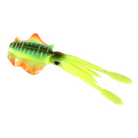 Leurre de pêche en PVC lumineux GS 2g7g, simulation de pieuvre océanique, pour la pêche en roche, en réservoir, en étang, leurres de calmar