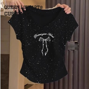Custom Carnival <strong>Tshirt</strong> Sequins <strong>Christmas</strong> <strong>Tshirt</strong> Sequin Top for Women Sequins Tops for <strong>Ladies</strong> - Product Image 3