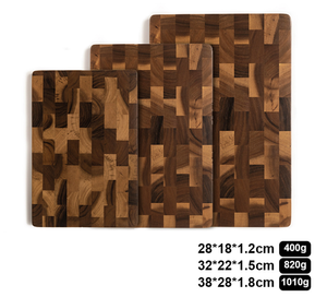 <span class=keywords><strong>Tagliere</strong></span> in legno di Acacia da cucina personalizzato stile naturale scacchiera - Product Image 2