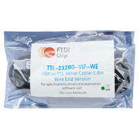 Kabel Debug Serial USB TTL VIP TL 232RG dengan Tegangan IO yang Disediakan Pengguna