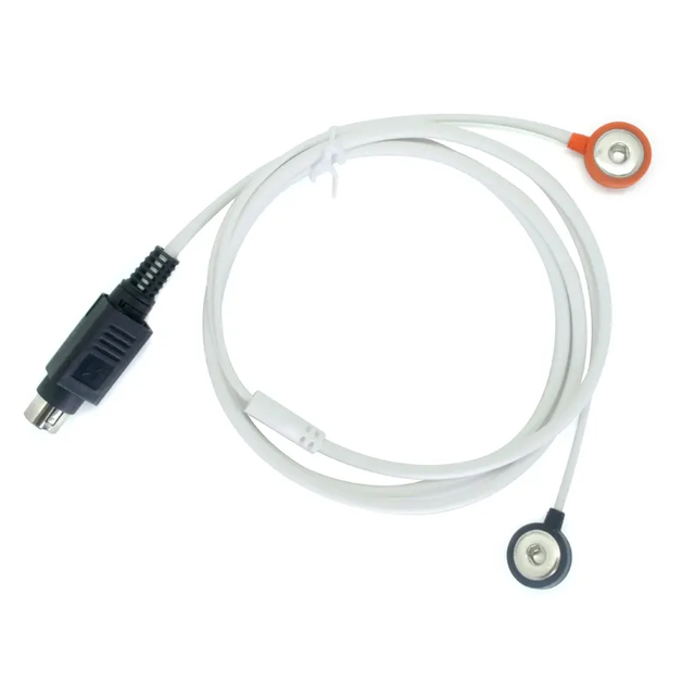 OEM ODM Mini Din Plug Factory Assembly 2-in-1 6PIN for Tens 4.0mm Electrode Therapy Snap Copper PVC for Outdoor Building
