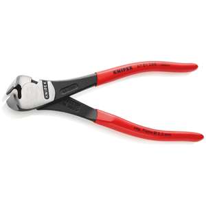 Knipex 67 01คีมตัดปลายสุด200เคลือบพลาสติกสีดำขนาด200มม. - Product Image 2