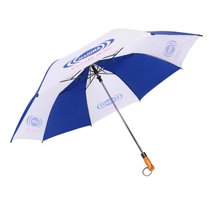 Factory Direct Selling 2 Fold Windproof Travel Golf Umbrella 27 Inch Auto Open Stainless Steel Handle Business Umbrella Size - Product Image 1