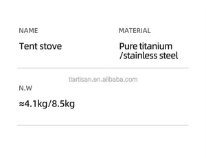Stufa a legna portatile da campeggio per esterni stufe per riscaldamento cottura <span class=keywords><strong>Barbecue</strong></span> con camino accessori da campeggio - Product Image 6