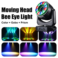 Luces LED de escenario de aluminio 12x60W Bee Eye con cabezal móvil, sistema dual DMX512, IP20 para conciertos, eventos, giras, bodas, fiestas, alquiler, OEM