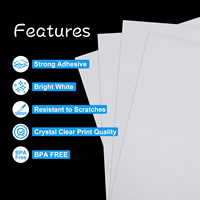 Etiqueta adhesiva fuerte Papel de etiqueta A4 210mm * 297mm Papel adhesivo térmico A4