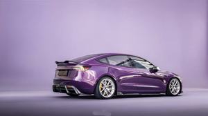 Pour <span class=keywords><strong>Tesla</strong></span> modèle 3 Kit de carrosserie en Fiber de carbone sèche modèle 3 AE diffuseur de lèvre avant becquet jupe latérale modèle 3 Kit de carrosserie - Product Image 3